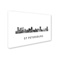 thumbnail image 2 of Trademark Fine Art 'St Petersburg Florida Skyline WB-BW' Canvas Art by Marlene Watson, 2 of 3