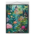 thumbnail image 4 of Quirky Floral Fantasy - Enchanting Whimsical Gardens Canvas & Poster Prints - Enhance Your Living Space, 4 of 4