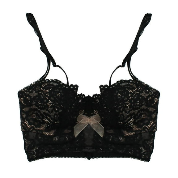 B.Tempt'd Womens Ciao Bella Lace Balconette Longline Bra