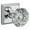 Silver, variant on Baldwin Pv.Cry.Tsr Crystal Privacy Door Knob - Brass