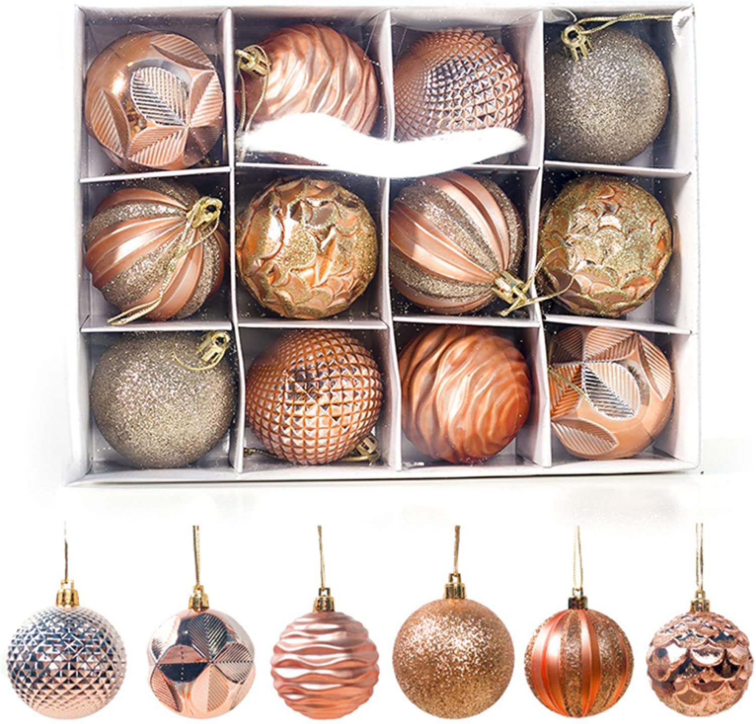 Christmas Ball Ornaments Shatterproof Christmas Decorations Tree Balls
