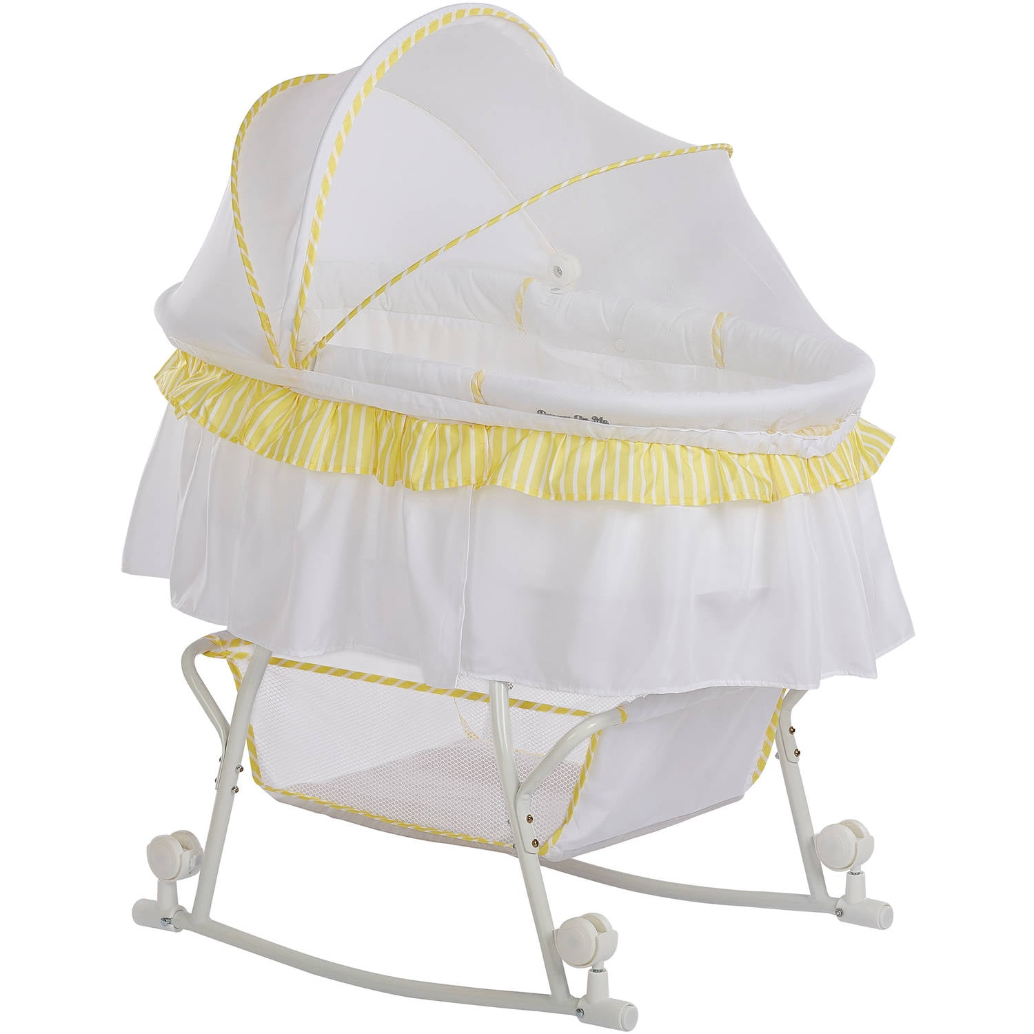 yellow bassinet