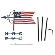 Good Directions Americana Flag Garden Weathervane with Garden Pole by 836g