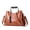 Khaki, variant on Handbags for Women Leather Shopping Party Tote Purse Large Capacity Shoulder Crossbody Bag Black