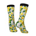 thumbnail image 3 of Goofa Lemon1 Printed Men's Crew Socks, Soft Durable Breathable Moisture-Wicking with Odor Control Cotton socks, 3 of 9