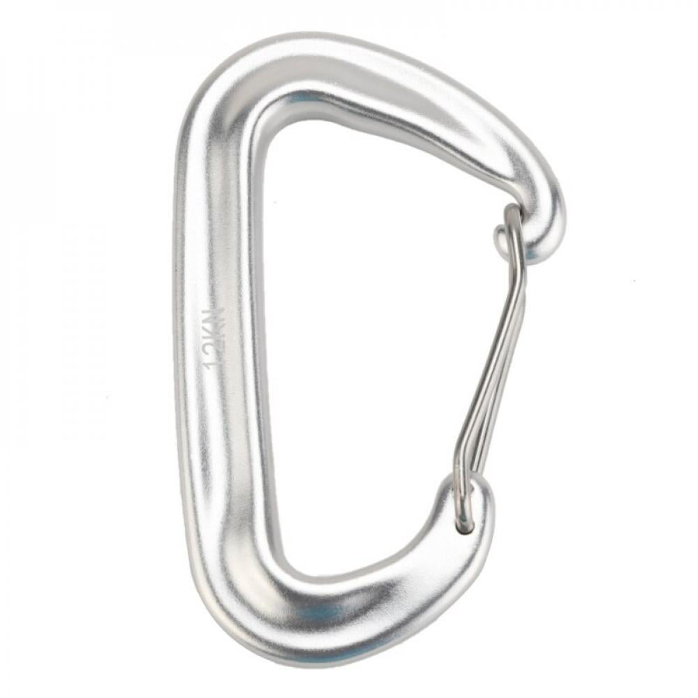 Aluminum Carabiner D-Ring Buckle Keychain Clip Hook Lock For Outdoor Hammock 