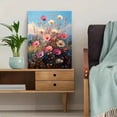 thumbnail image 5 of Qisvanset Framed Canvas Wall Art 12x16 Inch Wildflower Landscape Scripture Mural Wall Art, 5 of 5