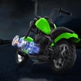 thumbnail image 6 of Electric Motorcycle for Kids, 24V 250W Kids Electric Dirt Bike, Two Speed Max Up to 14MPH & 60 Minutes Continuous, with LED Lights, Leather Seat, Rear Brake, Electric Motorbike for Kids/Teens, 6 of 9