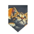 thumbnail image 6 of Cat in Moon Universe Garden Flag 18" x 12.5" Double Sided Yard Lawn Outdoor Decor Small Yard Flags, 6 of 6