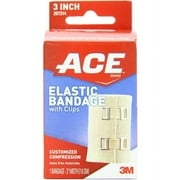 Ace Elastic Bandage with Clips, 1 CT (Pack of 3)