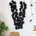 thumbnail image 4 of 6FT Black Maple Leaf Garland Artificial Fall Vine Halloween Thanksgiving Christmas Decor for Home Wedding Party Fireplace Mantel Indoor Outdoor Hanging Wall Decoration, 4 of 6