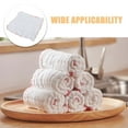 thumbnail image 3 of 6 Pieces White Cotton Kitchen Dish Towels Thick Soft Muslin Cloth Highly Absorbent No Residue, 3 of 7