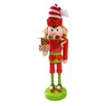 thumbnail image 4 of AMLESO Christmas Nutcracker Figurine Christmas Decoration Decorative Cartoon Nutcracker Gift, 4 of 8
