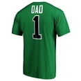thumbnail image 3 of Men's Kelly Green Dallas Stars #1 Dad T-Shirt, 3 of 3