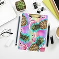 thumbnail image 7 of FMSHPON Summer Pineapple Flamingo Clipboard Hardboard Wood Nursing Clip Board and Pull for Standard A4 Letter 13x9 inches, 7 of 7