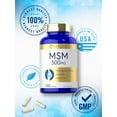 thumbnail image 5 of MSM Supplement | 500mg | 200 Capsules | Methylsulfonylmethane | by Carlyle, 5 of 7