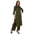thumbnail image 2 of Bimba Traditional Indian Solid Dress For Women Indian Ethnic Kurta And Pants Palazzo Set, 2 of 7