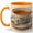 Orange, variant on Vintage Tea Cup 11oz Ceramic Mug, Cottage Teacup Still Life Art