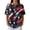 01-Navy, variant on 250th Anniversary USA Shirt Women American Flag Casual Lapel Button Down Blouse Ladies Tops for Spring Summer 4th of July