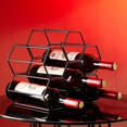 thumbnail image 4 of Countertop Freestanding Wine Rack, Metal Wine Rack, Storage Wine Rack, for Counter Metal Wine Rack Tabletop Wine Rack, for Wine Bottle Storage, 4 of 8