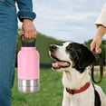 thumbnail image 3 of Insulated Stainless Steel Portable Pet Water Bottle With Detachable Food And Drink Bowls For Outdoor Travel Camping Activities, 3 of 4