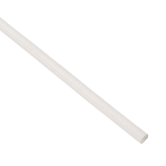 Uxcell 33Ft-5mm High TEMP Silicone Fiberglass Sleeve Insulation Cable Protectors White