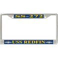 thumbnail image 1 of USS Redfin SS-272 License Plate Frame, 1 of 1