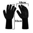 thumbnail image 2 of Guantes para barbacoa, resistentes al calor, guantes de horno de silicona resistentes al fuego con aislamiento para cocinar, asar a la parrilla Vhermosa CPB-US-DYP262-3, 2 of 5