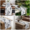 thumbnail image 5 of Table Runners 120 Inches Long Dress Scarves, Blue Grey Moon Night Farmhouse Coffee/Dining/Kitchen Table Decor Table Runner for Living Room, Starry White Evening 13x120 Inch, 5 of 5