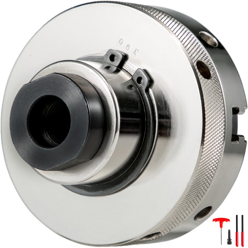 VEVOR Lathe Chuck 4 inch C Series Chuck Selfcentering Lathe Chuck