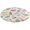 style-5, variant on Flamingo Pattern Soft Bedroom Round Area Rug, Washable Cute Nursery Circle Throw Mat, Non-Slip Contemporary Small Low Pile Floor Carpet for Dorm Bedside