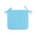 thumbnail image 3 of Square Seat Cushions 15.7X15.7", Soft Chair Pads With Ties For Indoor/Outdoor Use, Solid Color Comfort For Stools & Dining Chairs, 3 of 4