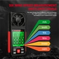 thumbnail image 6 of HABOTEST HT605S Digital Handheld Anemometer, Anemometer handheld windspeed meter, Anemometers handheld, 0-30m/s Wind Speed Test,MAX/MIN measurement, Data Hold, 6 of 12