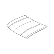 Genuine OE GM Hood Panel - 12478014