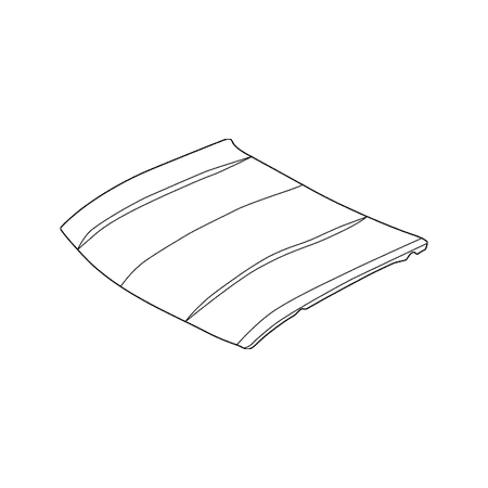 Genuine OE GM Hood Panel - 12478014
