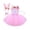 Pink, variant on Easter Outfit for Girls Short Sleeve Tutu Tulle Dresses and Headband Set Dress up Performance Clothes Girl Clothes 5-6 Years