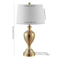 thumbnail image 5 of SAFAVIEH Poppy 28 in. Solid Iron Table Lamp, Brass, 5 of 5