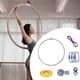 thumbnail image 1 of Aro de gimnasia Lyra Hoop de 80 cm con placa fija y bolsa de almacenamiento, aro de para fitness, bucle giratorio para pies, acrobacia aérea,, 1 of 8
