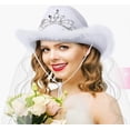 thumbnail image 3 of LINLIN Cowboy Hat LED Light Up Hat and Heart Sunglasses Sparkly Space Cowgirl Hat for Women Girls Halloween Costume, 3 of 4