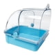 thumbnail image 3 of Caja de Baño para pájaros para mascotas, bañera colgante para loros enjaulados, para s y pájaros pequeños Azul claro, 3 of 8