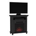 thumbnail image 7 of Northwest 29-inch Electric Fireplace TV Stand with Faux Logs and LED Flames, 7 of 7