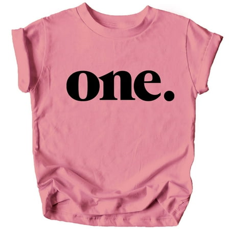 

Bold One 1st Birthday Shirt for Baby Girls First Birthday Outfit Mauve Shirt