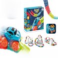 thumbnail image 2 of Kids' DIY Electric Light-Up Anti-Gravity Train Set with Flexible Track: 46-Piece Educational Puzzle Toy for Developing Problem-Solving & Spatial Skills – Safe, Compact Indoor Play with Customizable, 2 of 5