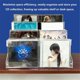 thumbnail image 4 of 4Tier Clear Acrylic CD Holder Cascading CD Storage Rack,DVD/CD Display Rack & Vinyl Record Storage S, 4 of 5