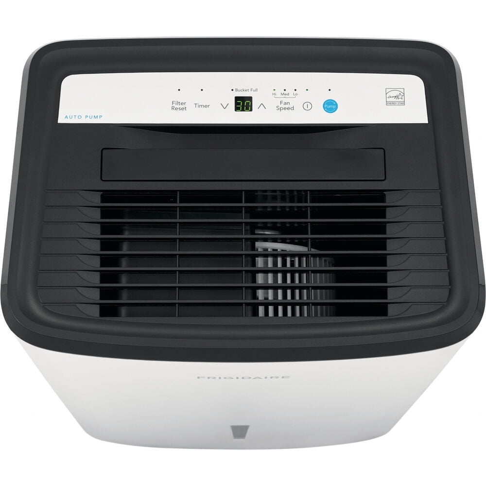 High Humidity 50 Pint Capacity Dehumidifier with Wi-Fi White