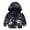 Black, variant on Odeerbi Kids Trendy Jacket Boys Girls Cute Cartoon Flowers Car Pattern Windproof Jacket Hooded Coat Beige
