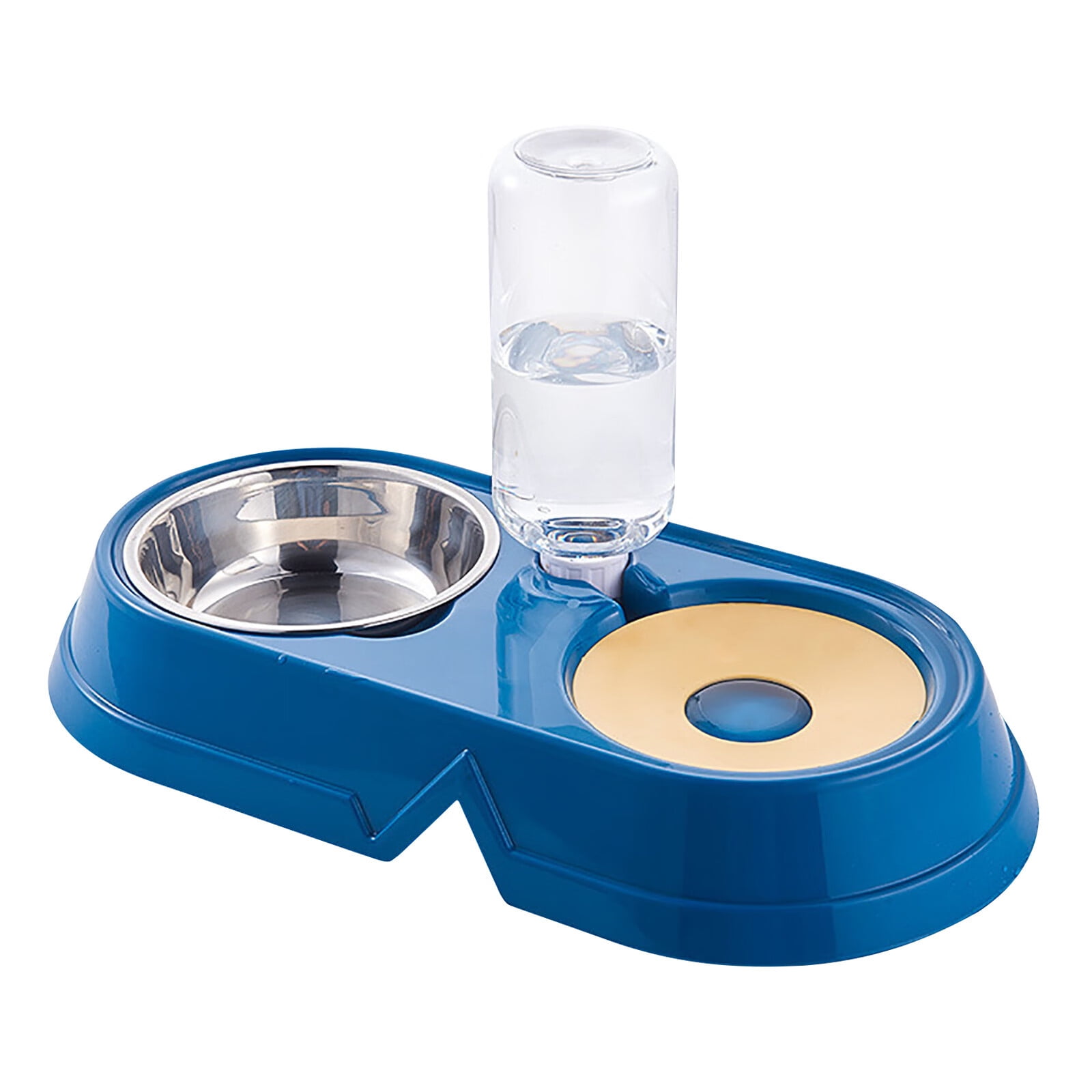 Mackneog Automatic Water Dispenser Food Bowl For Dogs And Cats Bottle