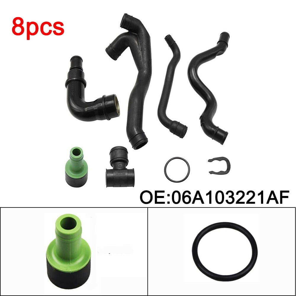 6 PC Crankcase Breather Hose Pipe Set 06A103213F Crankcase Parts Engine