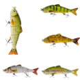 thumbnail image 3 of Sonducket Señuelos de plástico Forma de pez artificial Cebo Metal Triple Garras Gancho de pesca Tackle Crank Pescar No.05 Sonducket HW4709-05, 3 of 6