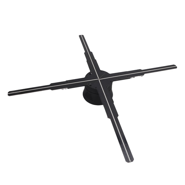 Ventilador De Holograma 3D, Ventilador Holográfico LED HD, Máquina De Publicidad De Holograma De 19,69 Pulgadas Con 586 LED 1800x586P, Pantalla Holográfica Para Tiendas